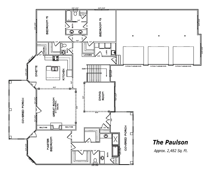 The Paulson Floor Plan The Paulson Floor Plan