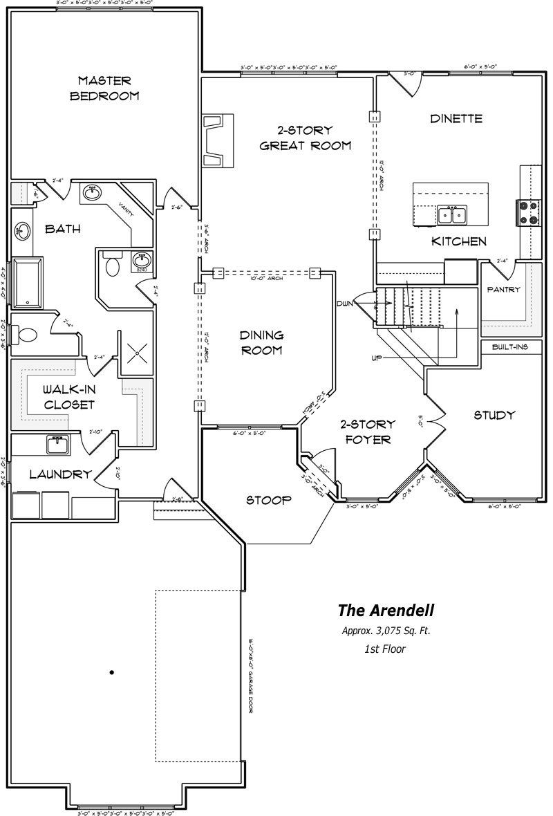 The Arendell The Arendell 1st Floor Plan