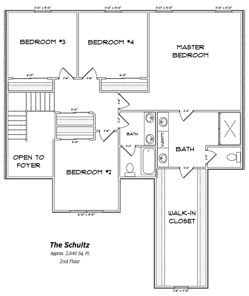 The Schultz The Schultz 2nd Floor Plan