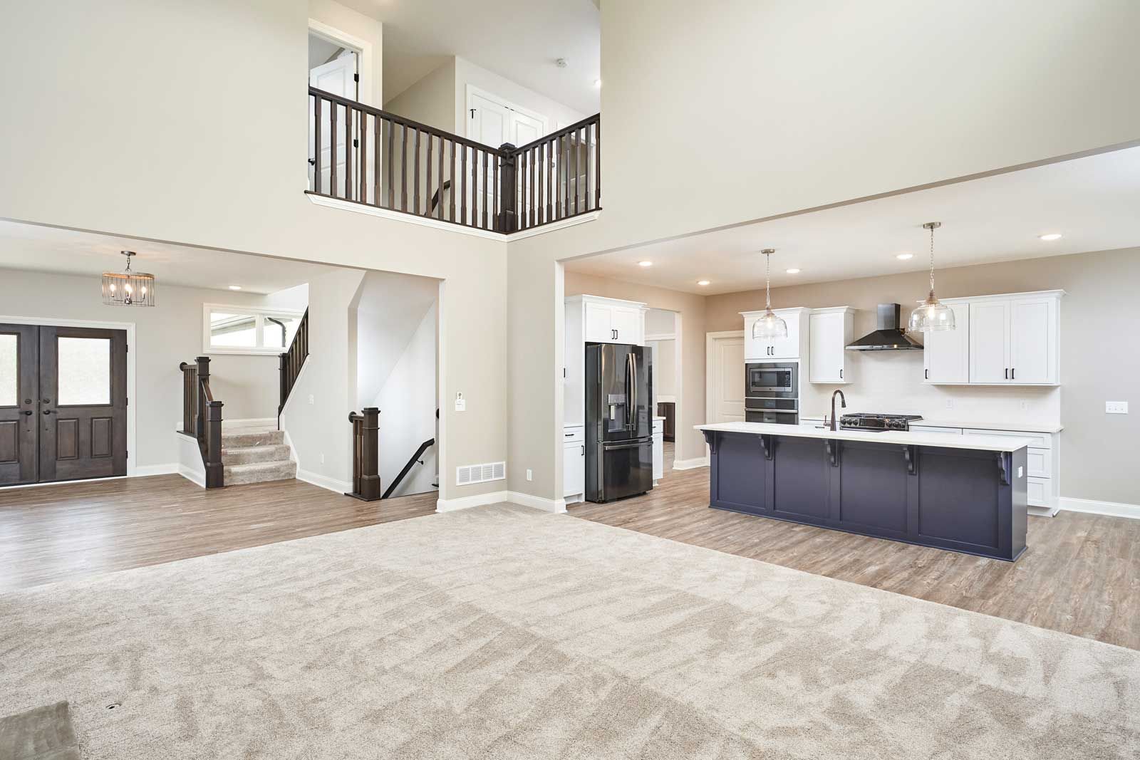 Family Room into Kitchen